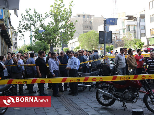 آتش سوزی مجتمع تجاری مهستان