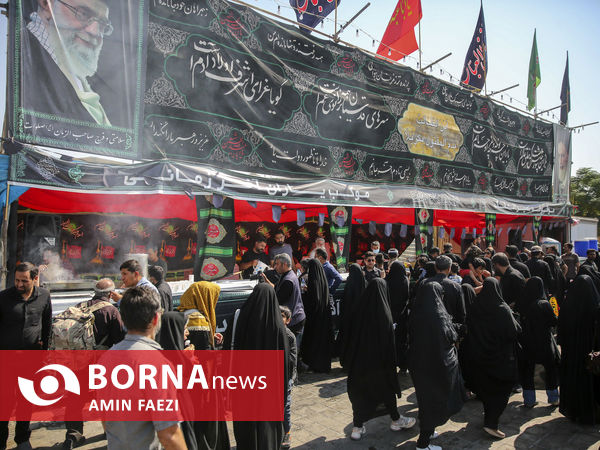 پیاده روی جاماندگان اربعین حسینی در شیراز