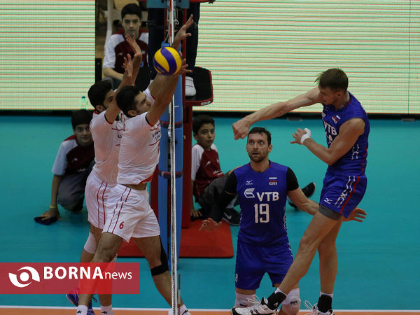 دیدار تیم ملی والیبال ایران - روسیه