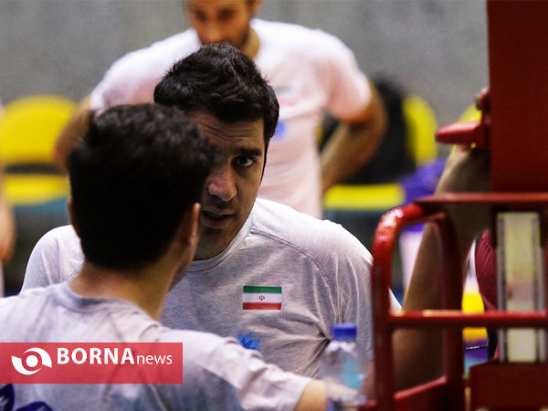 آخرین تمرین تیم ملی والیبال قبل از مسابقات جام جهانی