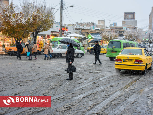 چهره زمستانی اراک در آخرین ماه پاییز