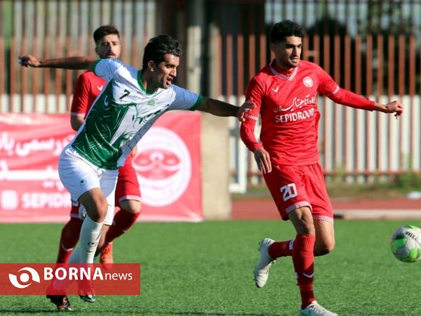 دیدار تیم های فوتبال سپیدرود رشت _  چوکای تالش