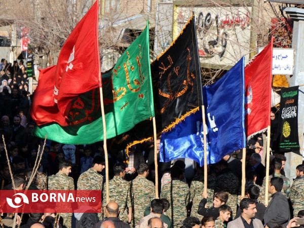 تشییع شهید مدافع حرم سید احسان میرسیار- قرچک