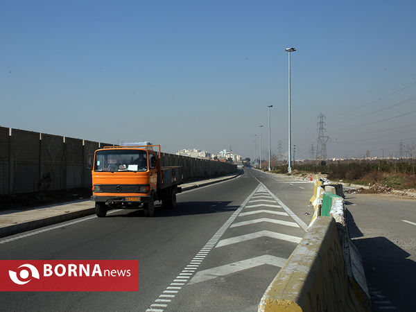 بازدید از اتوبان شهید نجفی رستگار