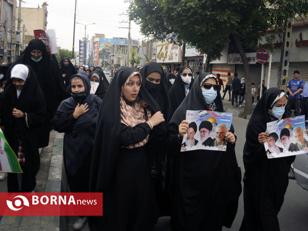 راهپیمایی روز قدس- شهرستان قدس