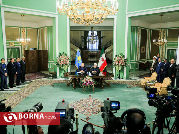 استقبال رسمی از رییس جمهور قزاقستان