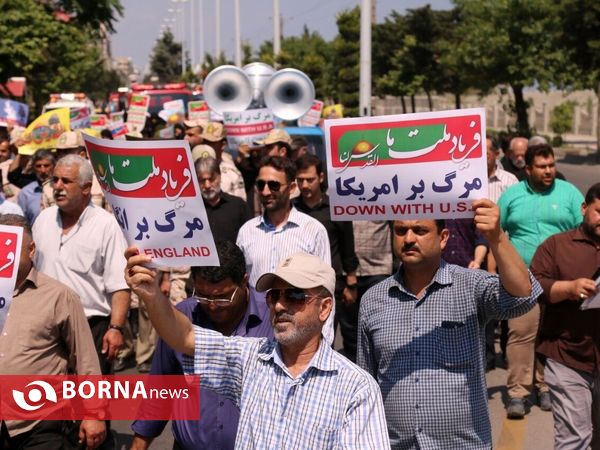 راهپیمایی روز جهانی قدس- بندر انزلی