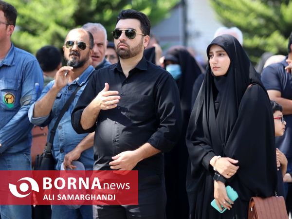 پیاده روی جاماندگان اربعین در بندرانزلی