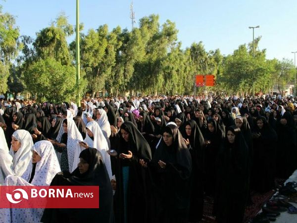 اقامه نماز عید فطر در هویزه