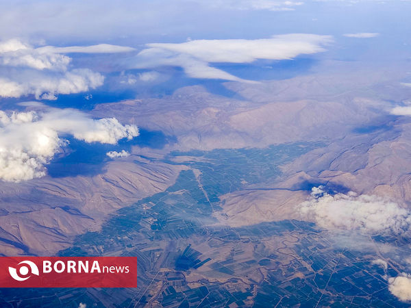 از کیش تا تهران بر فراز ابرها