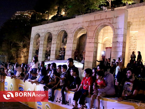 آیین افتتاحیه رالی مرک خاورمیانه در شیراز