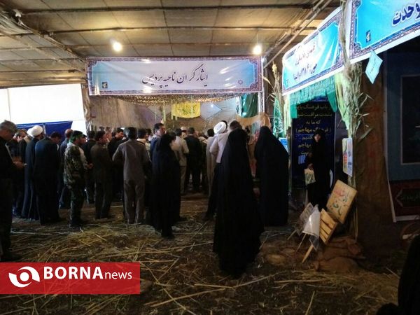 نمایشگاه توانمندیهای دفاعی نظامی شهرستان پردیس