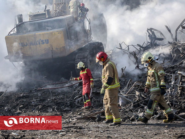 هفتمین روز حادثه پلاسکو