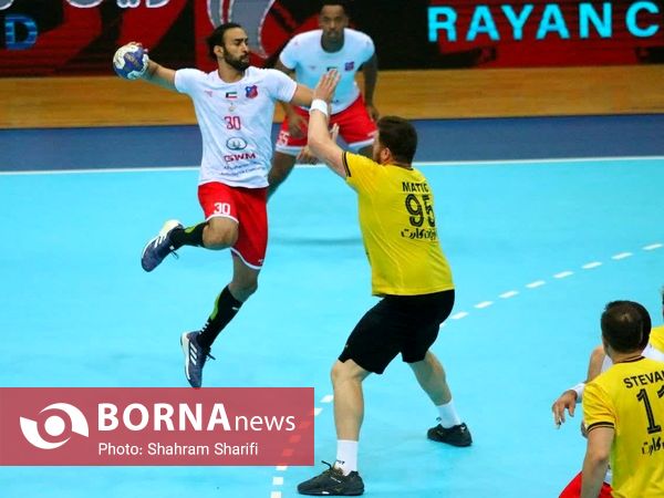 دیدار تیم های هندبال الکویت کویت - سپاهان