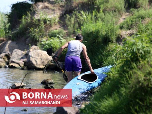 مسابقات قایقرانی در بندرانزلی