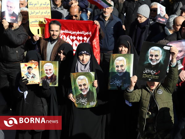 تجمع عاشورایی همدانی ها در پاسداشت شهید سلیمانی
