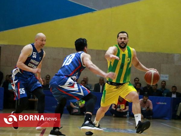 دیدار چهارم فینال تیم های بسکتبال پالایش نفت آبادان - شهرداری گرگان