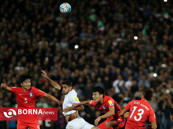 در حاشیه دیدار تیمهای  فوتبال ایران - کره جنوبی