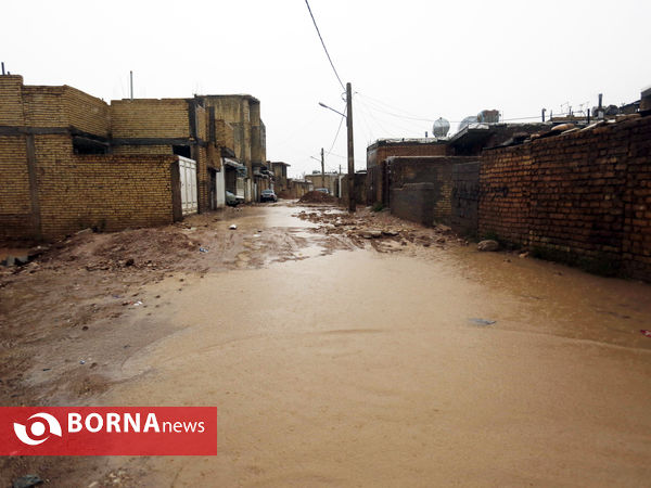 روستاهای اطراف شیراز روی آب