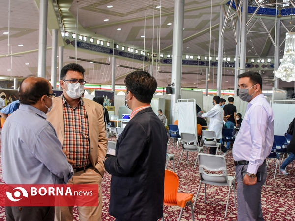 بزرگترین مرکز واکسیناسیون در مصلی بیت المقدس اراک