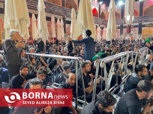 حرم حضرت علی(ع) در شب اربعین حسینی