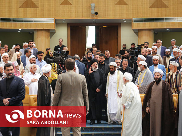 دیدار علما و نخبگان اهل سنت با رییس جمهور