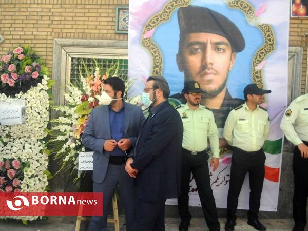 مراسم ختم و یادبود شهید مدافع امنیت وطن میلاد خسروی