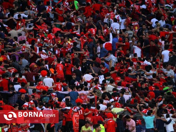 دیدار تیم های فوتبال پرسپولیس- سپیدرود رشت