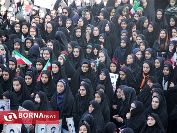 راهپیمایی 13 آبان در یزد