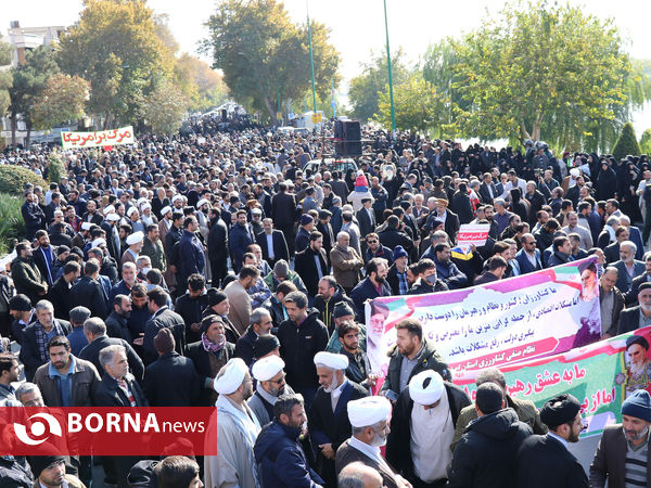 تجمع مردم اصفهان در محکومیت اغتشاشات اخیر
