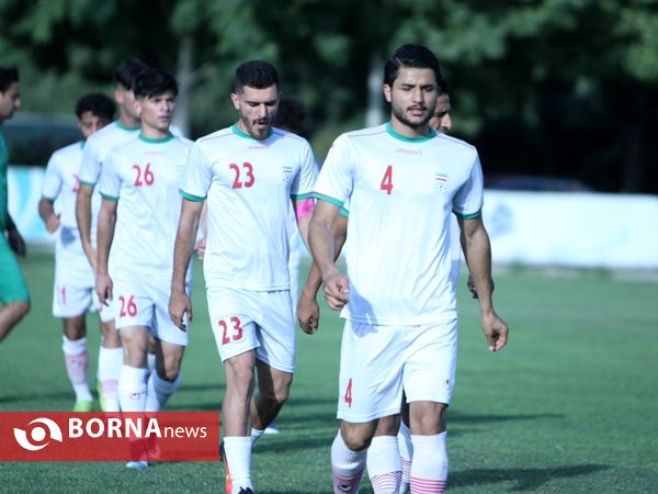 تمرینات تیم ملی فوتبال امید ایران