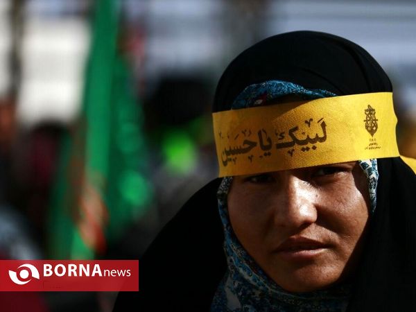 نمای نزدیک اربعینیون شلمچه