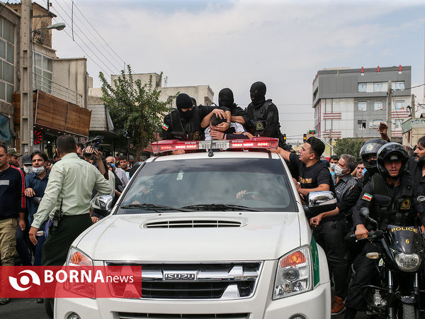 دستگیری اراذل و اوباش منطقه مشیریه