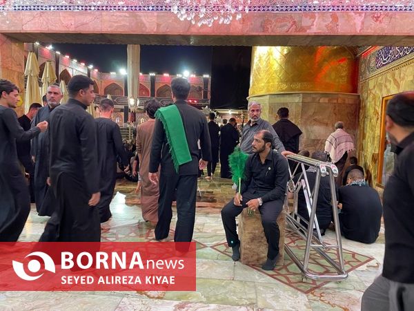 حرم حضرت علی(ع) در شب اربعین حسینی