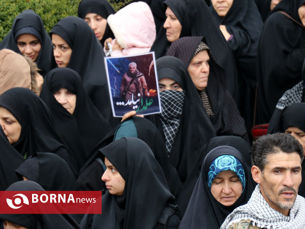 تجمع مردمی و سوگواری سردار سپهبد شهید قاسم سلیمانی در میدان نقش جهان اصفهان