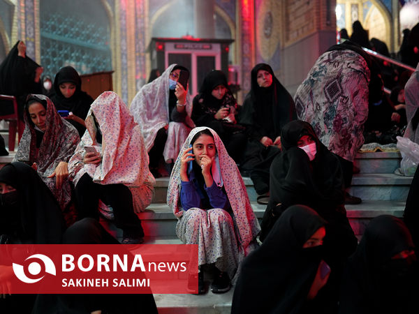 حال و هوای شب چهارم محرم در میدان تجریش