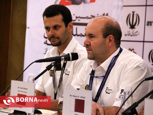 نشست خبری پنجمین مرحله رالی بین المللی خاورمیانه