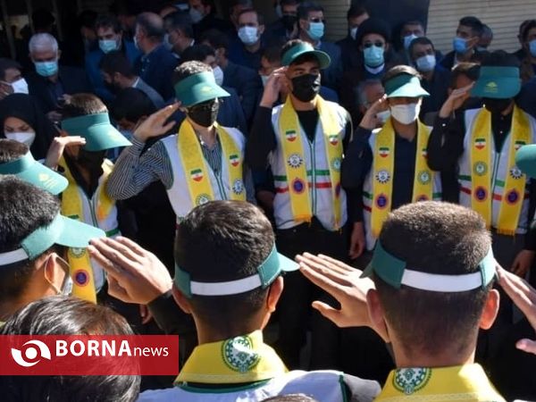 مراسم استقبال از پیکر معلم و خبرنگار فرهیخته کهگیلویه و بویراحمدی در یاسوج