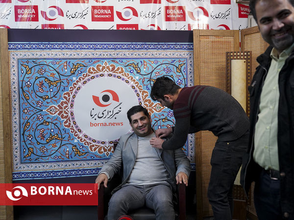 حضور سید مجتبی حسینی در خبرگزاری برنا