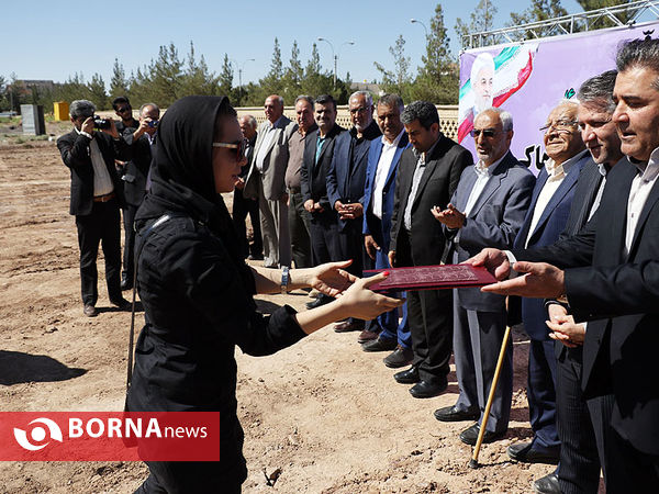 آیین کلنگ‌زنی خانه هاکی در کرمان