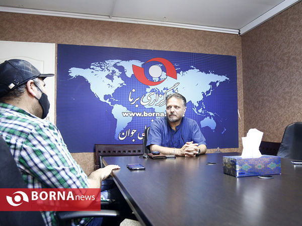 حضور علیرضا نجف زاده در خبرگزاری برنا