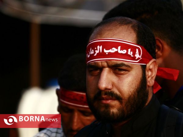نمای نزدیک اربعینیون شلمچه