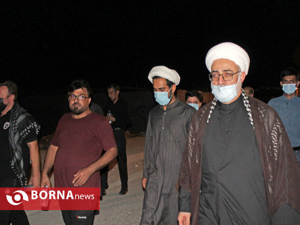 همگامی جاماندگان لامرد فارس با پیاده روی اربعین