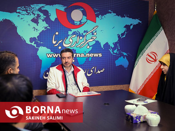 حضور پیمان نامدار معاون بهداشت، درمان و توانبخشی جمعیت هلال‌احمر