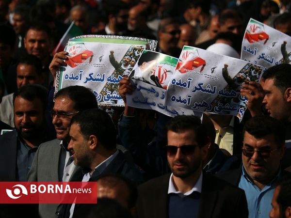 راهپیمایی حمایت از ولایت و اقتدار کشور - اهواز