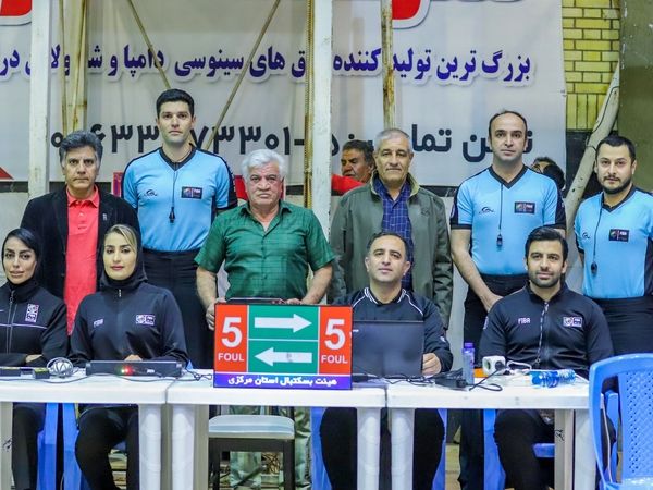 دیدار تیم های بسکتبال نبوغ - کاله