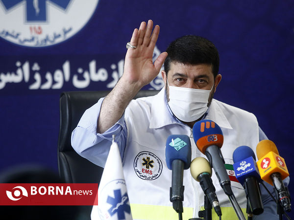 نشست خبری رییس سازمان اورژانس کشور