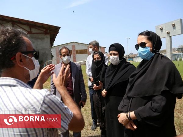 بازدید مدیرکل اداره ورزش و جوانان گیلان از پروژه استادیوم تختی بندر انزلی