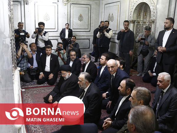 بازدید رییس جمهور از مسجد امویی دمشق