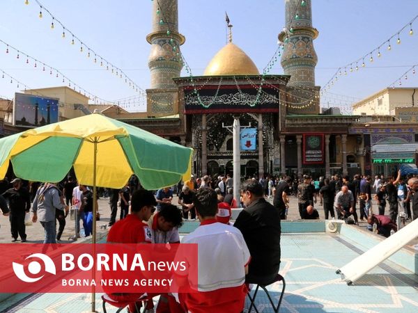 مراسم جاماندگان اربعین حسینی در شهرستان ری